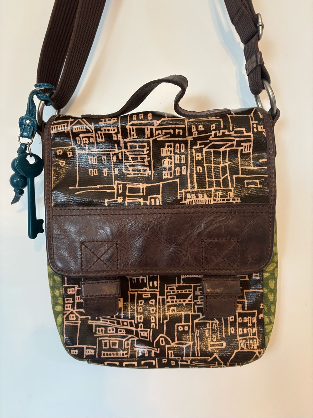 Fossil key-per city crossbody bag